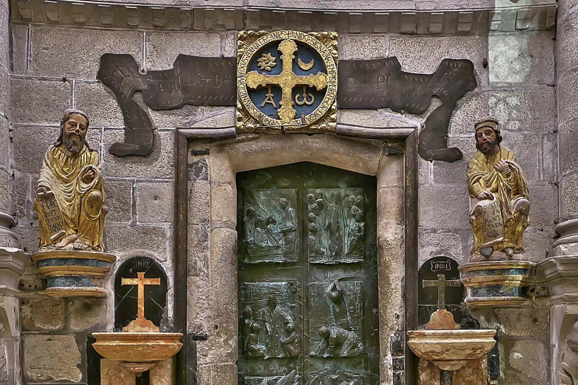 Puerta Santa de la_ Catedral de Santiago de Compostela