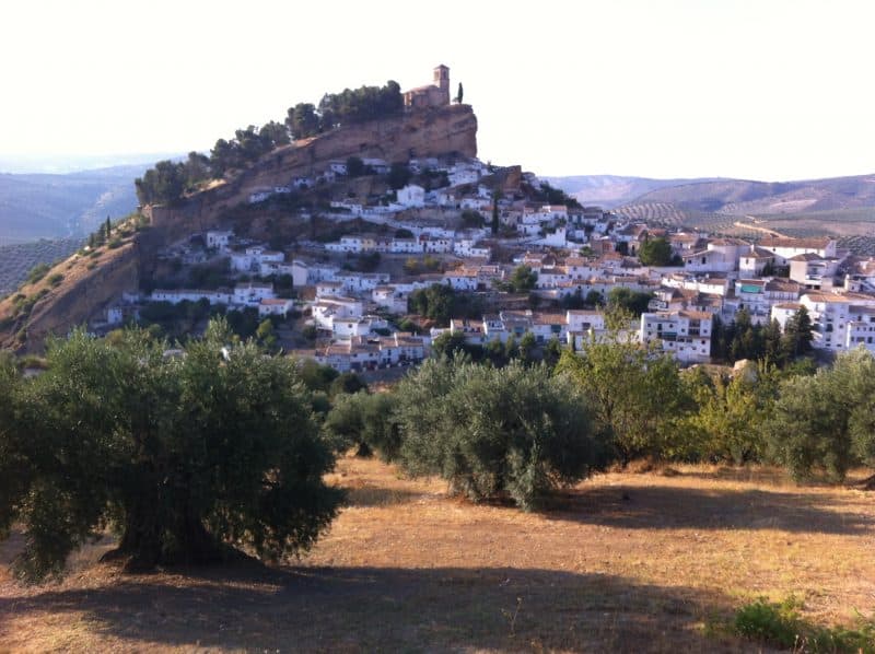 hilltop and view in Montefrío