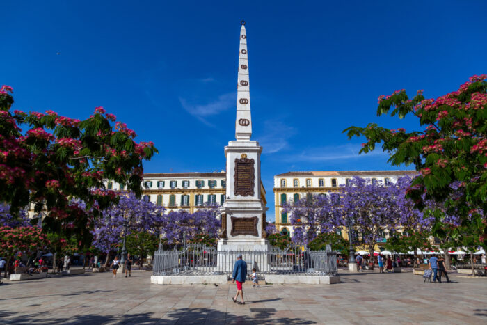 Plaza de la Merced, Malaga.  Kredit editorial: Oliver Foerstner / Shutterstock.com
