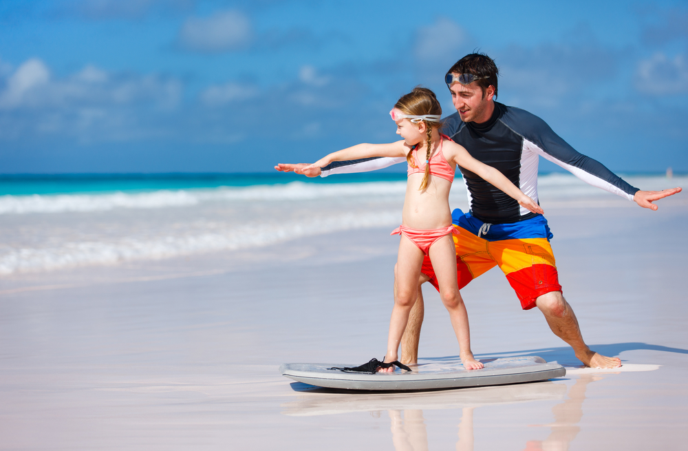 Healthy holidays - family surf lessons