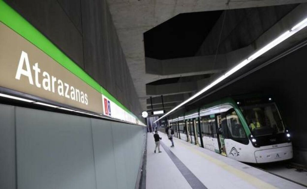 New Malaga metro station Atarazanas