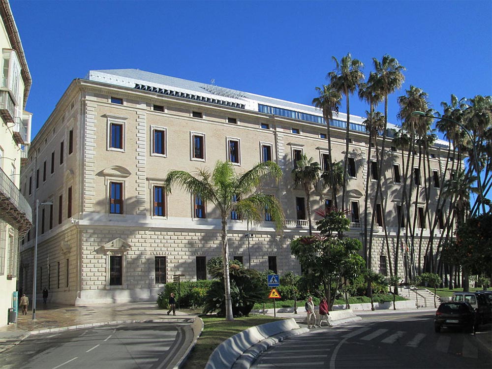 The Palacio which houses the Museum of Malaga, one of the best museums in the city