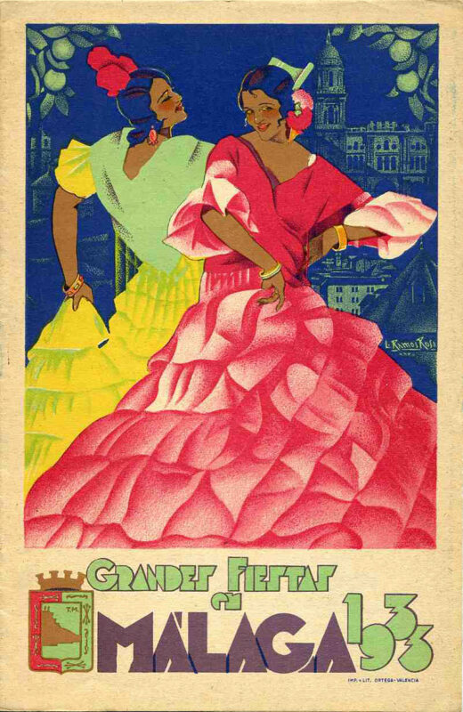 malaga feria poster 1933