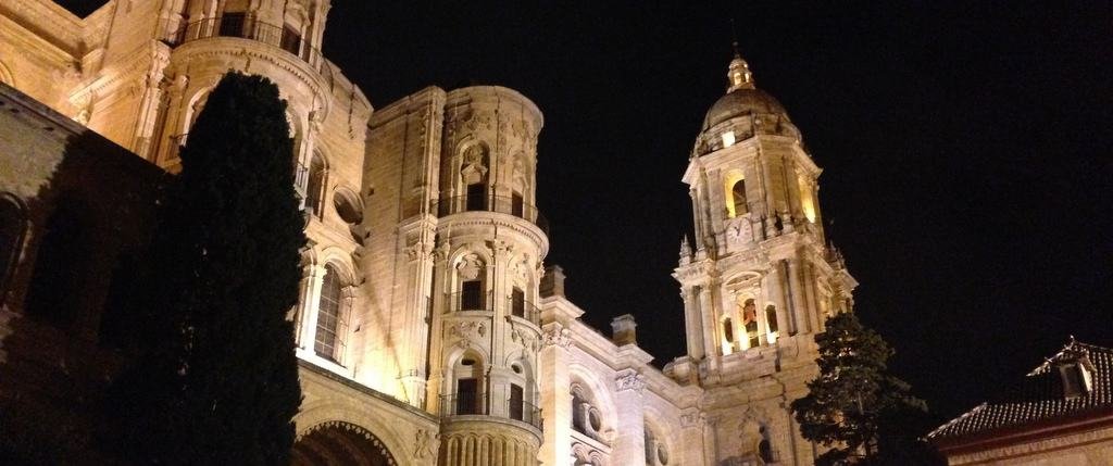 Malaga Tapas and Christmas Lights