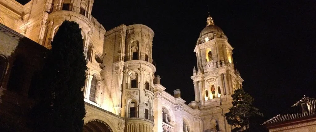 Malaga Tapas and Christmas Lights