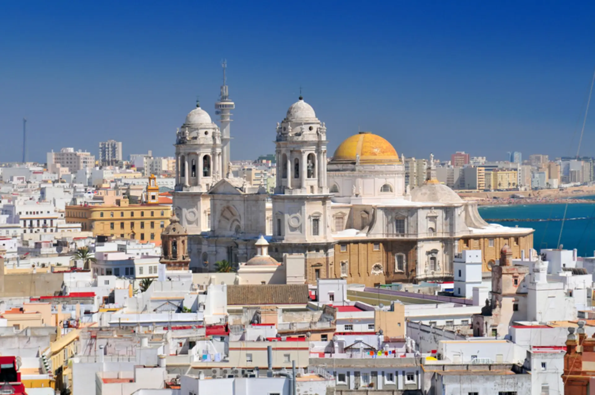 The skyline of Cádiz