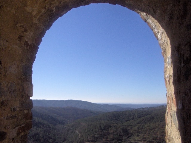 Views from mosque Sierra de Aracena