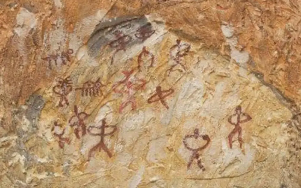 Rock art at Cueva de los letreros, Almeria. Image credit: Junta de Andalucia