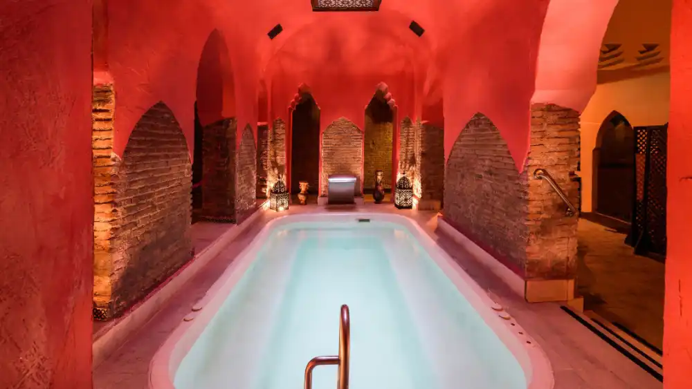 Hammam - Arabic Baths Hammam in Granada, Andalusia, Spain.