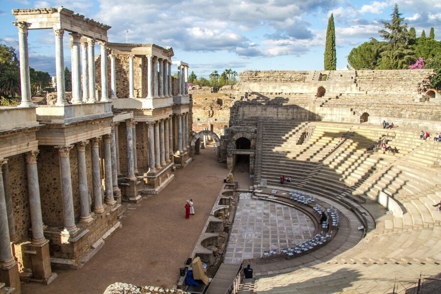 Roman theatre in Mérida, Spain