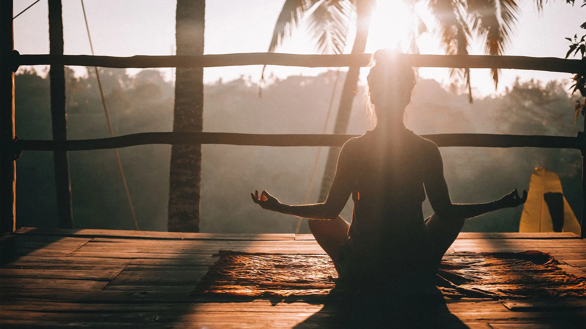 Woman in Yoga Pose